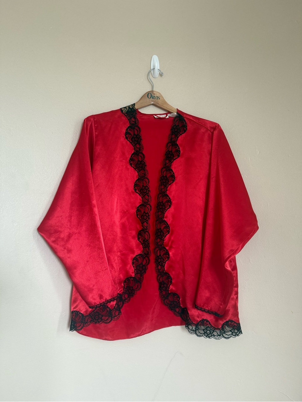 Victoria’s Secret Vintage Valentine’s Day Rare Red Heart Set w/ Robe & Chemise - Picture 7 of 13